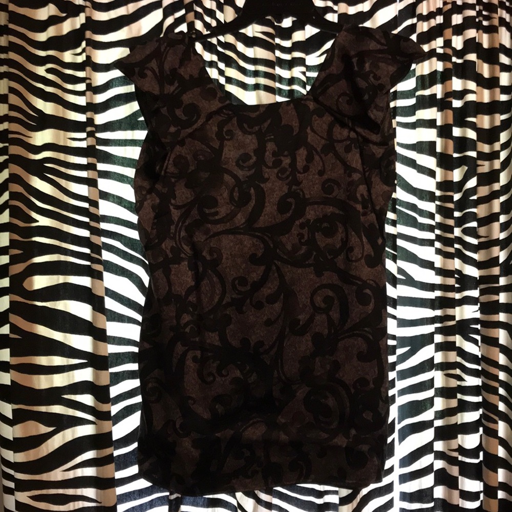 Black and Gray Juicy Couture Top